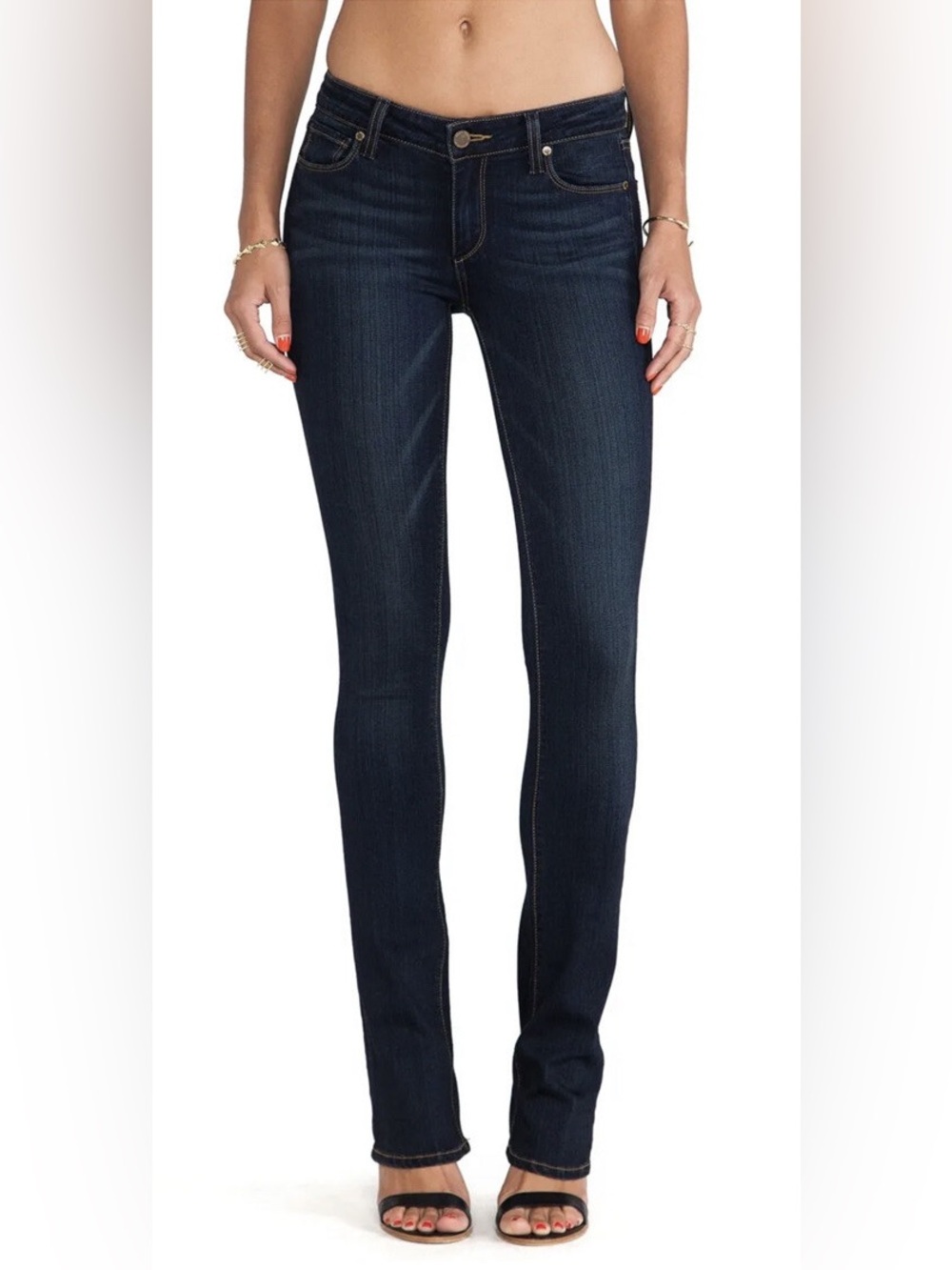 PAIGE Manhattan Mid Rise Bootcut Jeans In Armstrong - Size 31